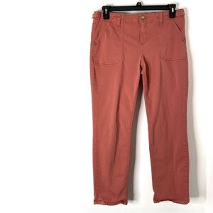 Sanctuary Amber Rose Straight Leg Chino Pants Belt Detail Stretch Cotton Utility